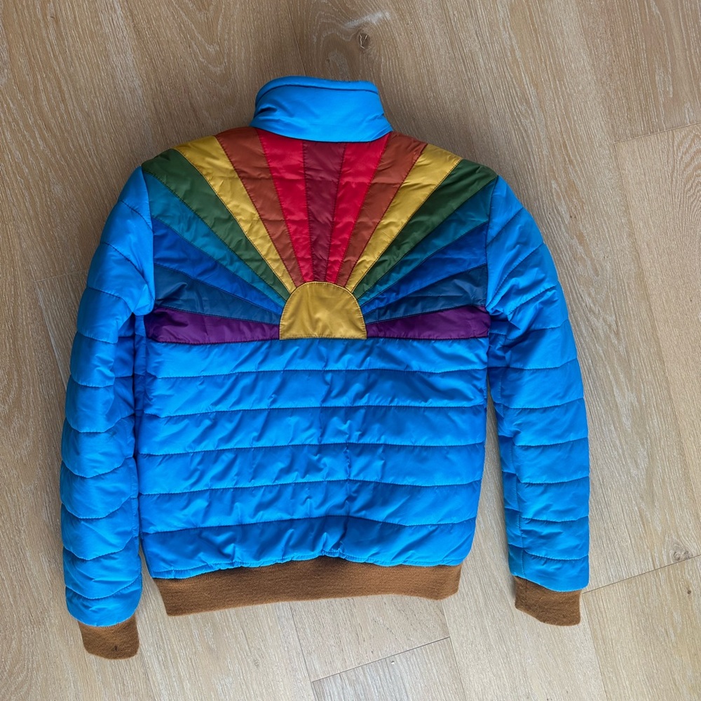 KID'S AVIATOR NATION SUNBURST JACKET - DRESDEN BLUE